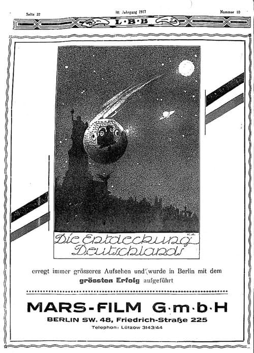 Die Entdeckung Deutschlands durch die Marsbewohner poster