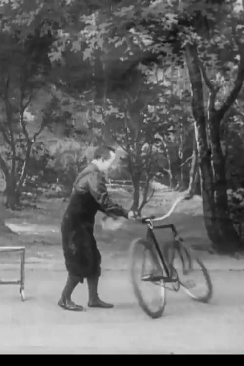 Bicyclette présentée en liberté poster