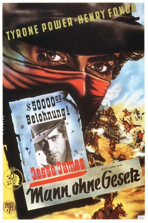 Jesse James - Mann ohne Gesetz poster