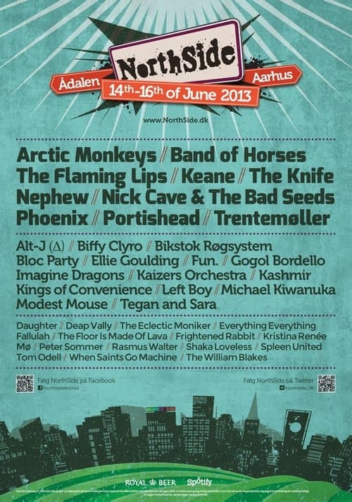 Arctic Monkeys - Northside 2013 poster