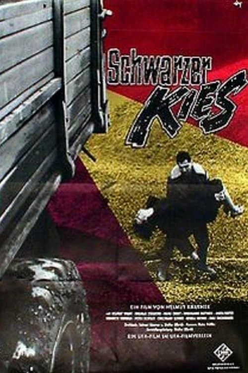 Schwarzer Kies poster