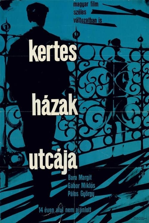 Kertes házak utcája poster