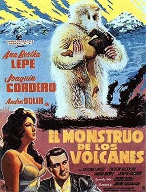 El monstruo de los volcanes poster