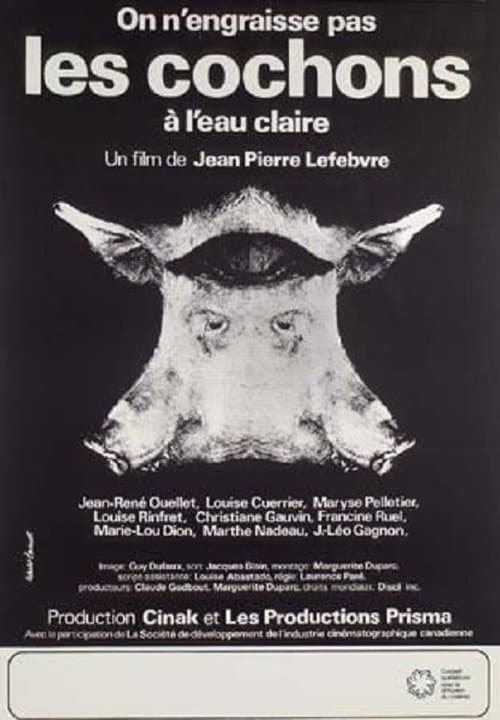 On n'engraisse pas les cochons à l'eau claire poster