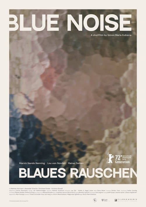 Blaues Rauschen poster