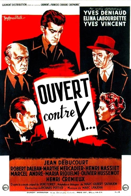Ouvert contre X... poster