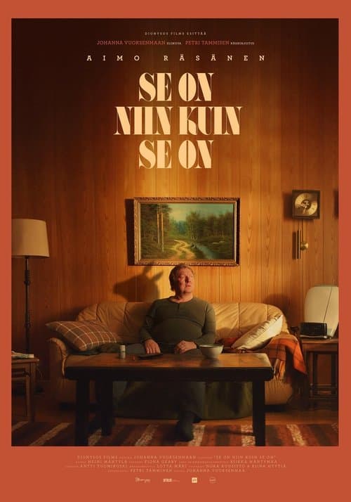 Se on niin kuin se on poster