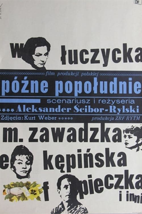 Późne popołudnie poster