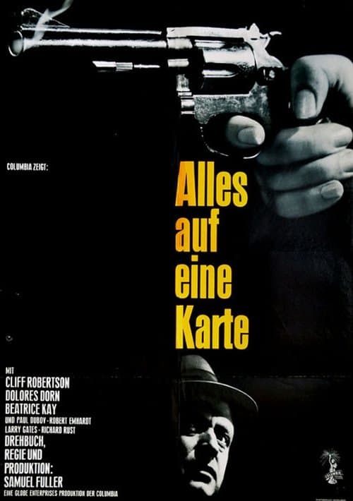 Alles auf eine Karte poster