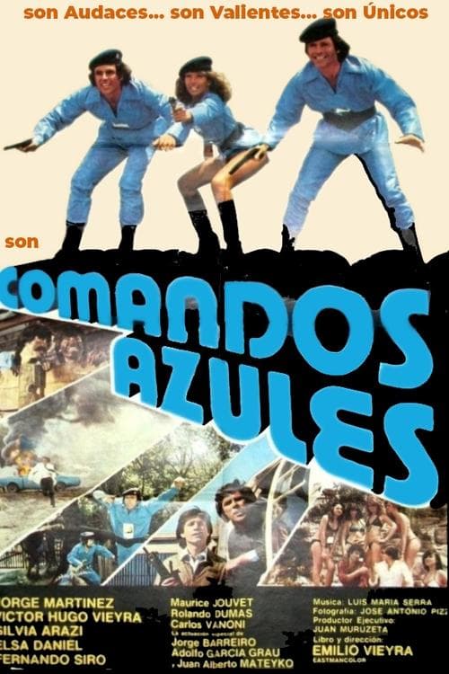 Comandos azules poster