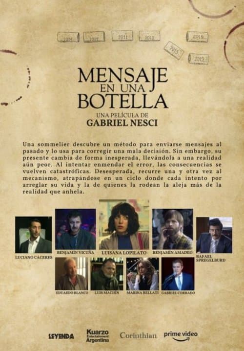 Mensaje en una botella poster