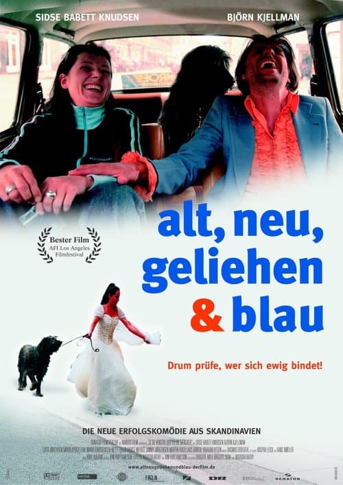 Alt, neu, geliehen & blau poster