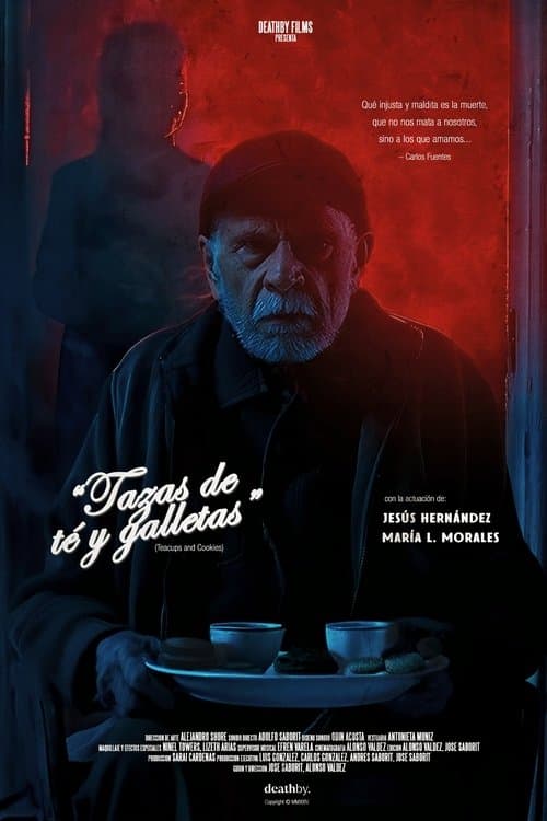 Tazas de té y galletas poster
