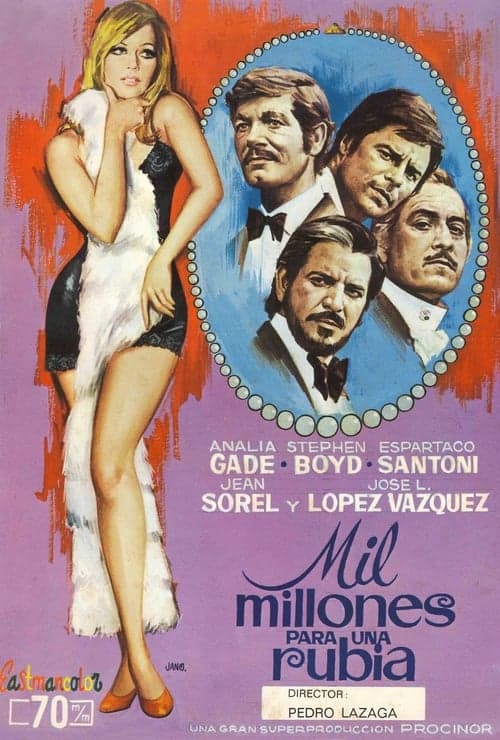 Mil millones para una rubia poster