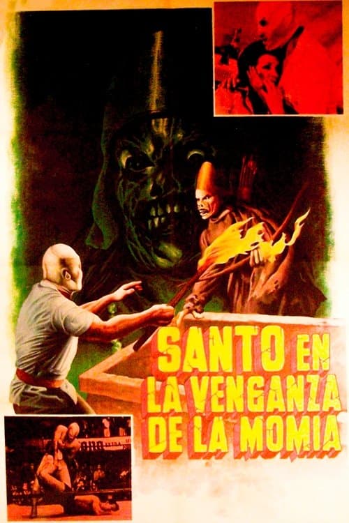 Santo en la venganza de la momia poster