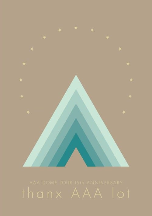 AAA DOME TOUR 15th ANNIVERSARY -thanx AAA lot- poster