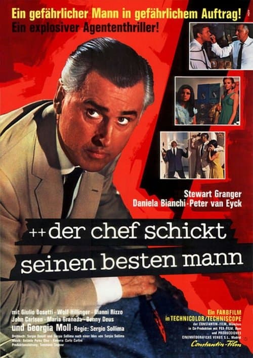 Der Chef schickt seinen besten Mann poster