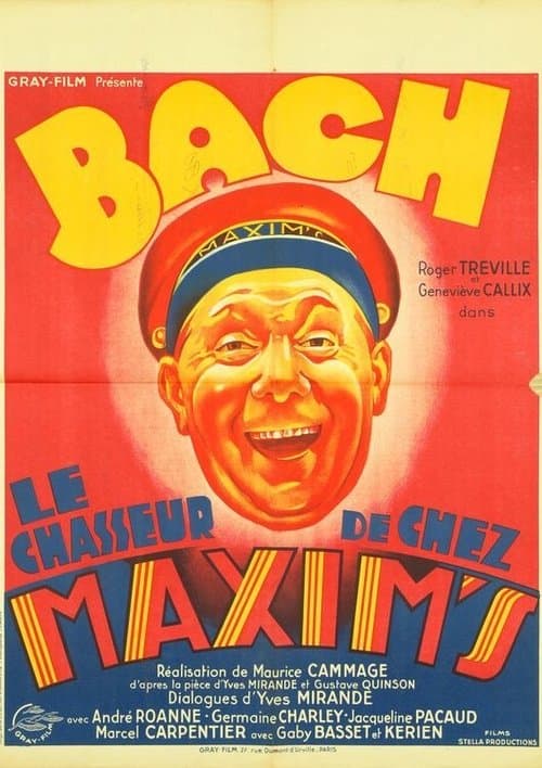 Le Chasseur de chez Maxim's poster