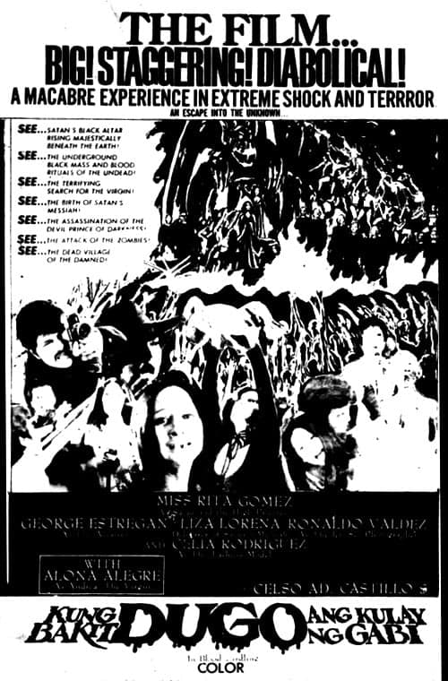Kung bakit dugo ang kulay ng gabi poster