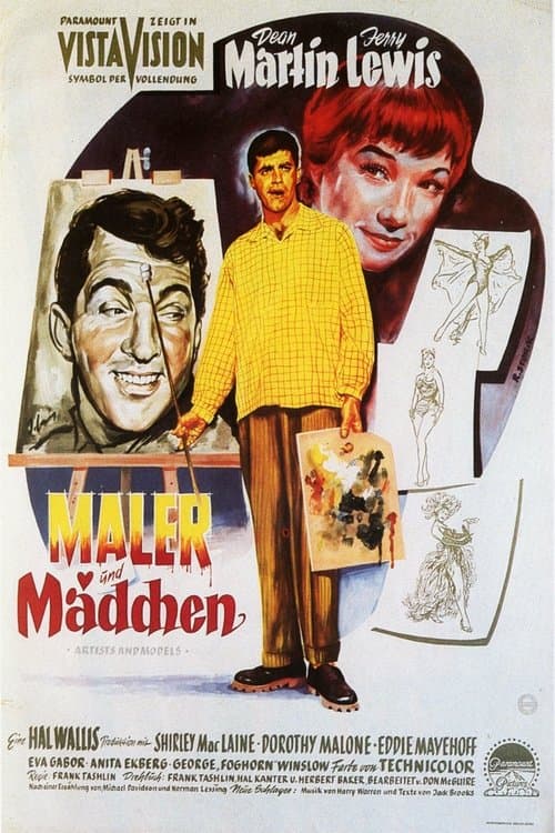 Maler und Mädchen poster