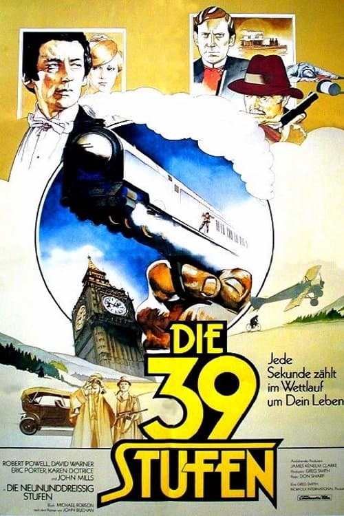 Die 39 Stufen poster