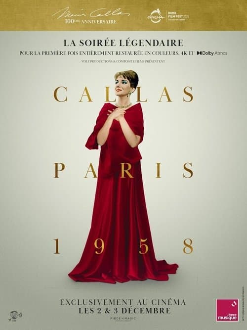 Callas: Paris, 1958 poster