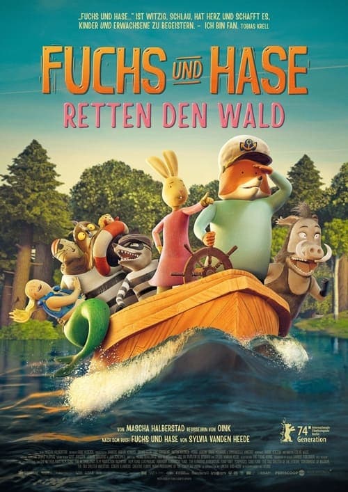 Fuchs und Hase retten den Wald poster