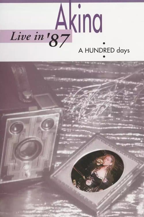 中森明菜 – Live In '87 A HUNDRED Days poster