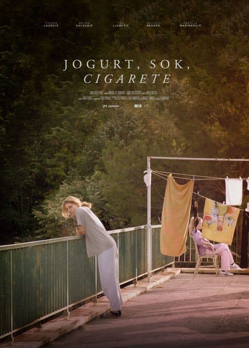 Jogurt, sok, cigarete poster