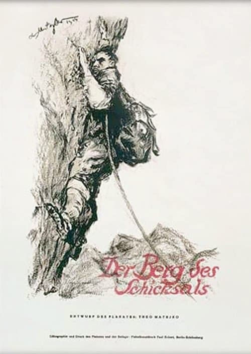 Der Berg des Schicksals poster