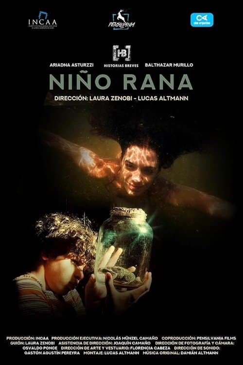 Niño rana poster