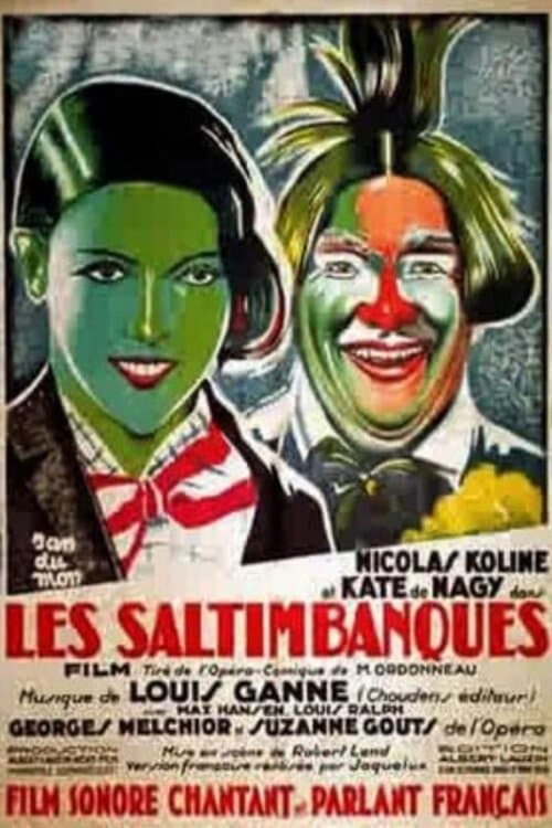 Les saltimbanques poster