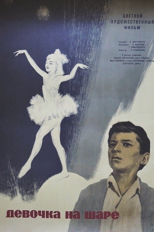 Девочка на шаре poster