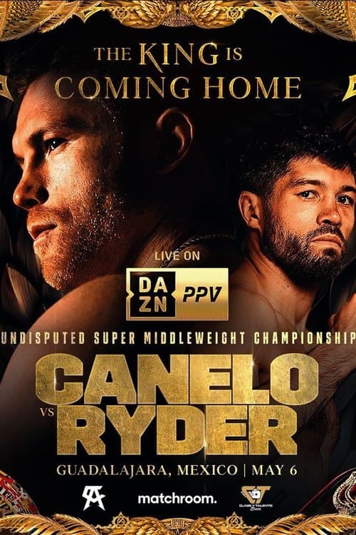 Canelo Alvarez vs. John Ryder poster