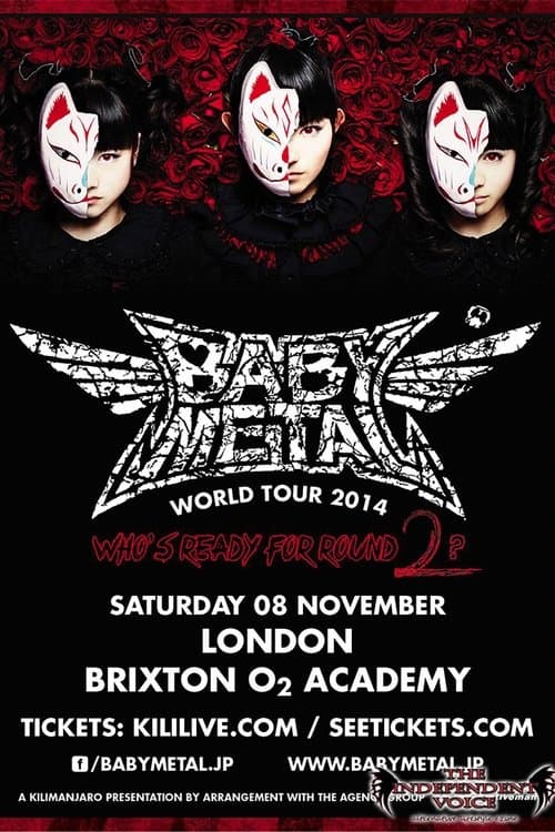 BABYMETAL WORLD TOUR 2014 - Live in London - O2 Brixton Academy poster