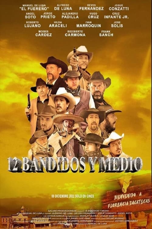 12 bandidos y medio poster