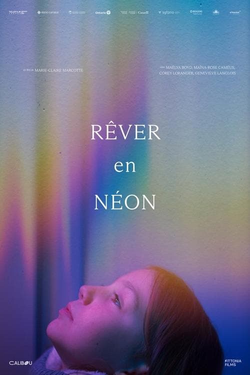 Rêver en néon poster