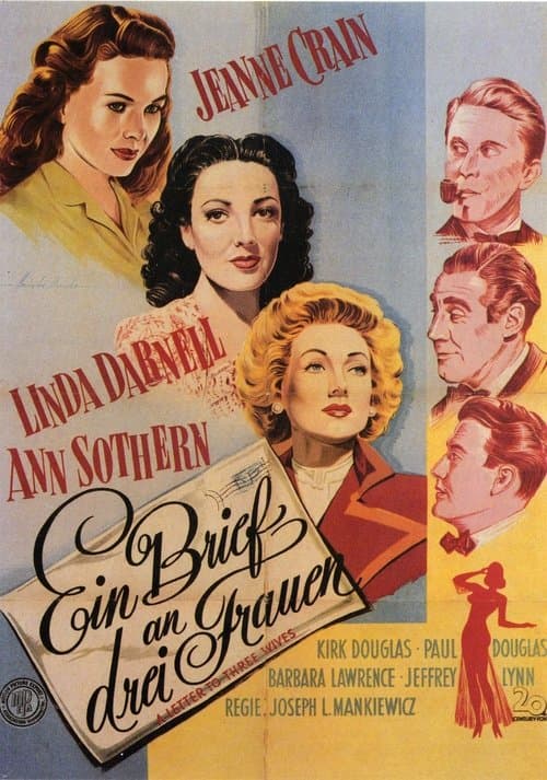 Ein Brief an drei Frauen poster