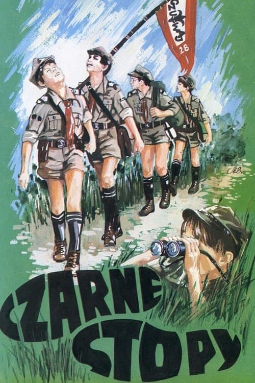 Czarne stopy poster