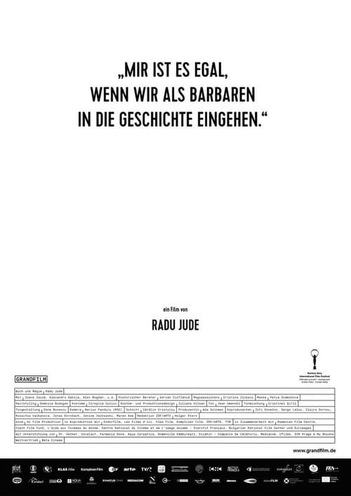 Mir ist es egal, wenn wir als Barbaren in die Geschichte eingehen poster