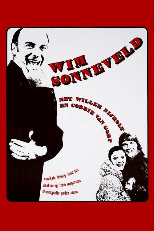 Wim Sonneveld met Willem Nijholt en Corrie van Gorp poster