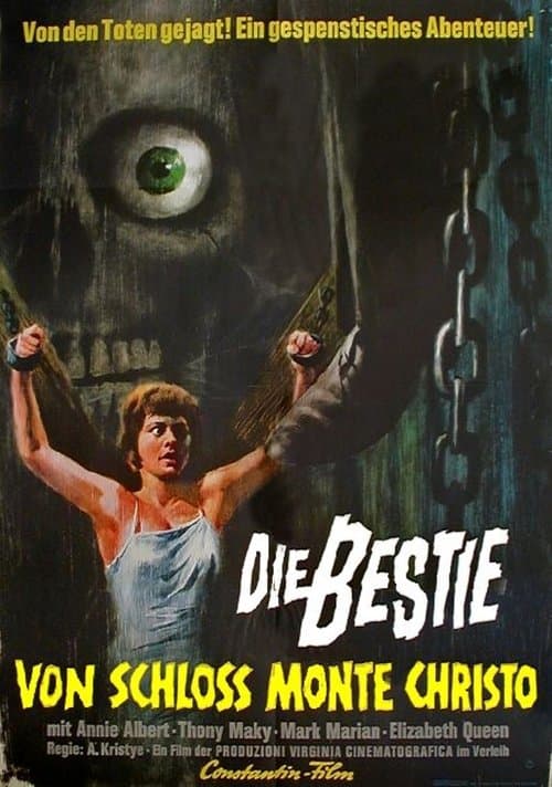 Die Bestie von Schloss Monte Christo poster