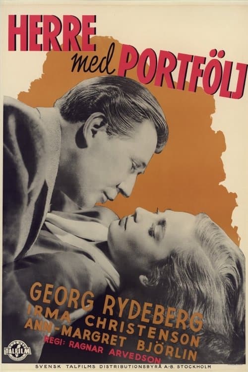 Herre med portfölj poster
