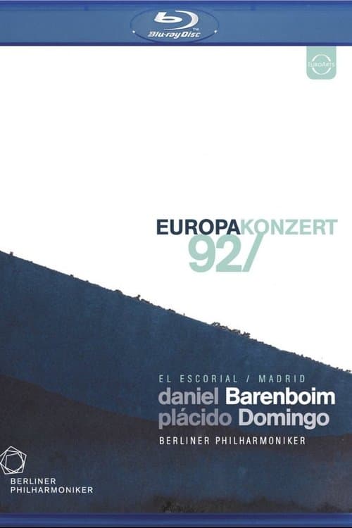 Europakonzert 1992 from Madrid poster