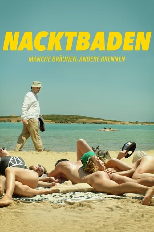 Nacktbaden - Manche bräunen, andere brennen poster