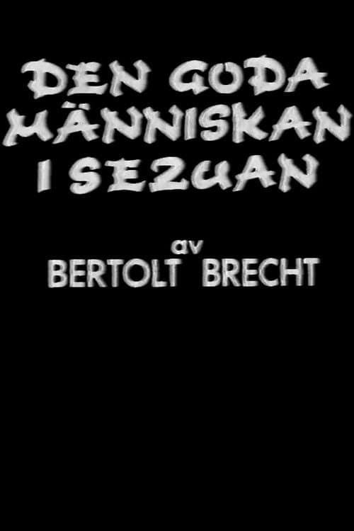 Den goda människan i Sezuan poster