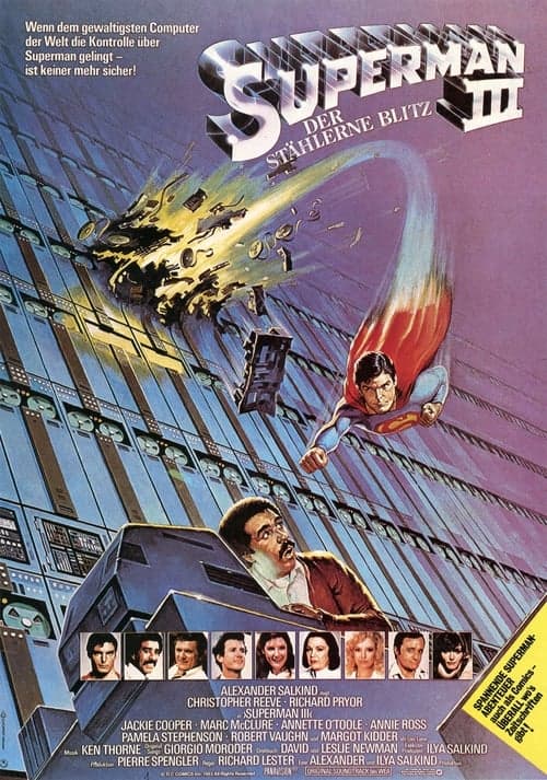 Superman III - Der stählerne Blitz poster
