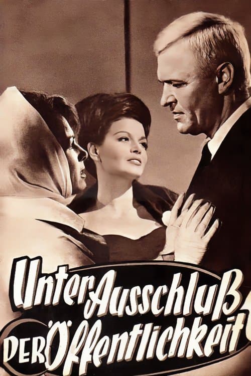 Unter Ausschluß der Öffentlichkeit poster
