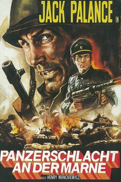 Panzerschlacht an der Marne poster