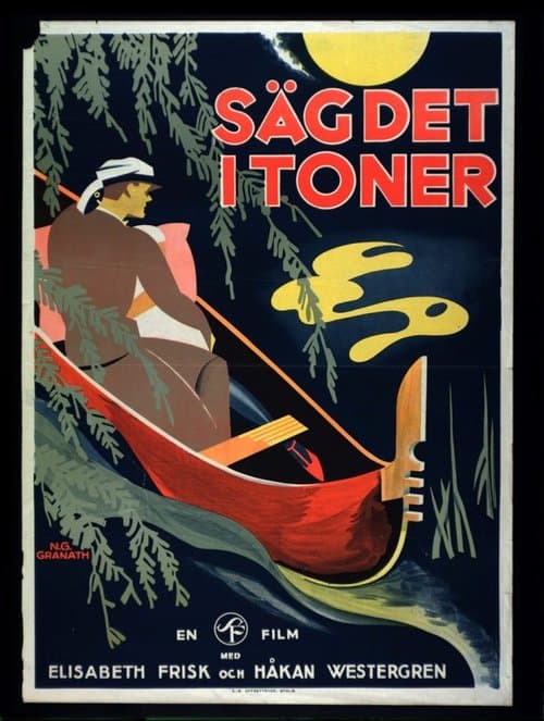 Säg det i toner poster